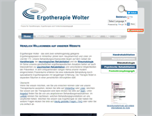 Tablet Screenshot of ergotherapiewolter.info